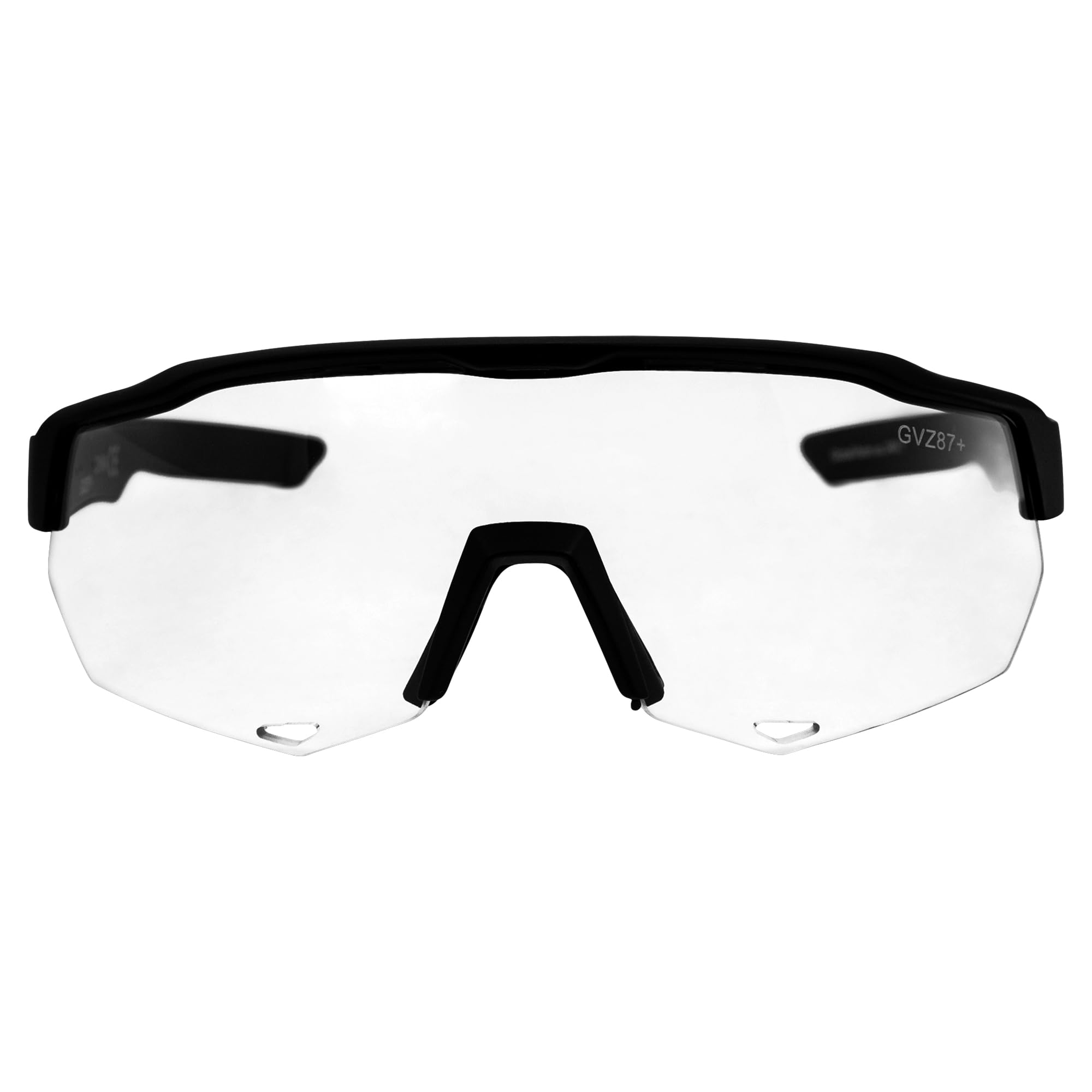 Global Vision Jam 1 - Occhiali da ciclismo con lenti trasparenti, senza fili, Bluetooth, certificati ANSI Z87.1, infrangibili, protezione UV400, chiamate in vivavoce e musica, con custodia rigida