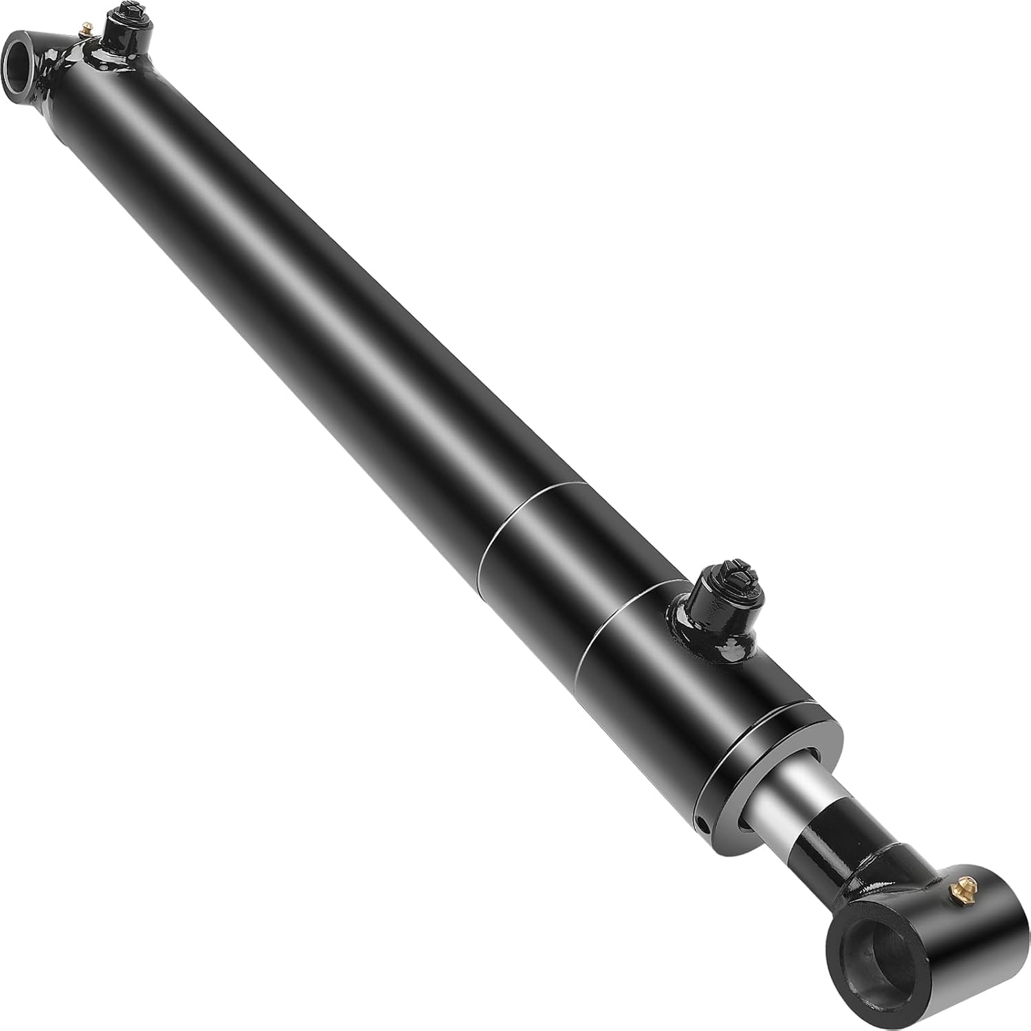 2x16 Hydraulic Cylinder - Double Acting Welded Cross Tube Hydraulic Cylinder 2" Bore x 16" Stroke - Universal Hydraulic Cylinders (2x16) - 3500 Psi