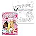 Barbie Coloring Book and Art Relaxation Set ~ Barbie Coloring Book Set with Fuzzy Sticks and Wood Beads Set (Barbie Coloring Books)