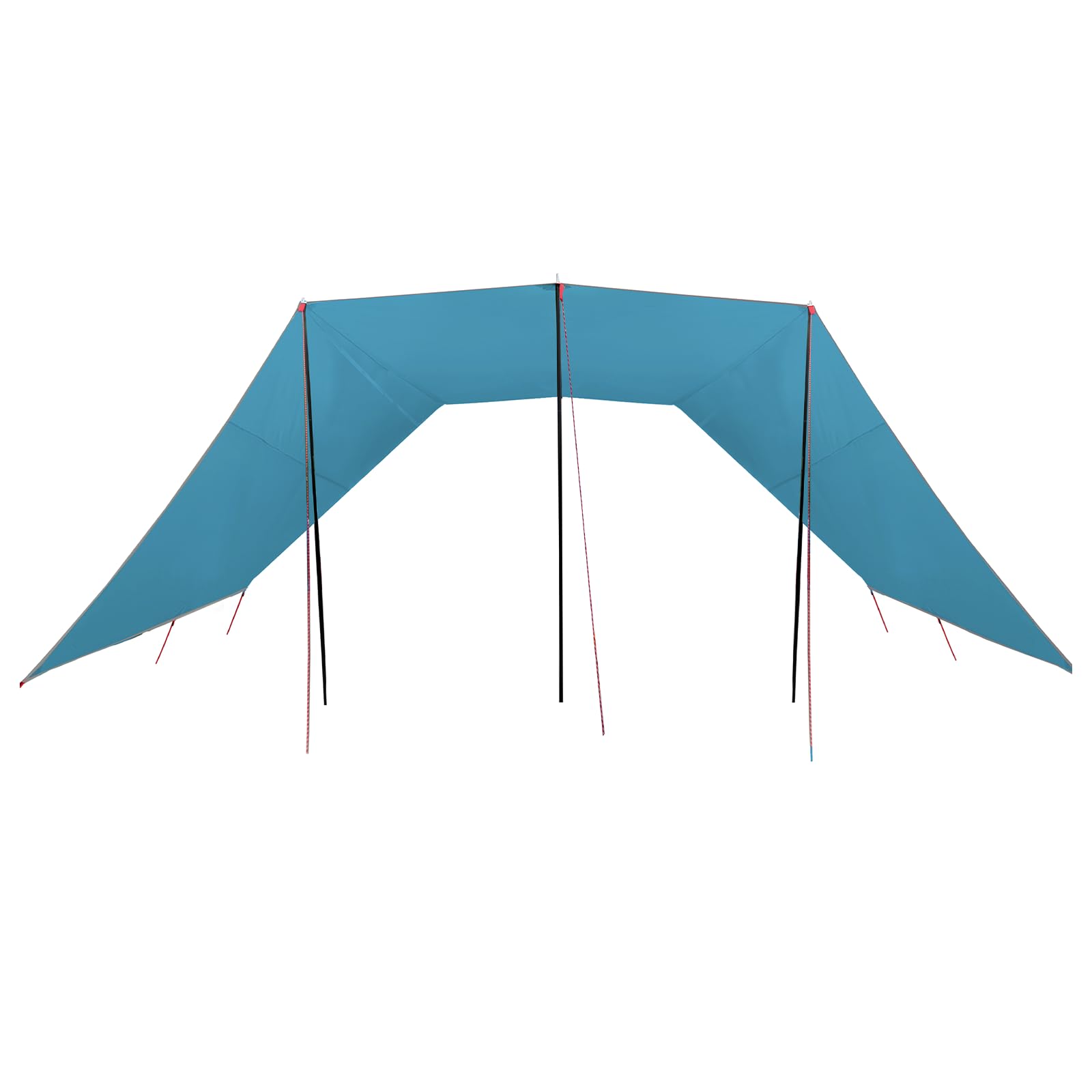 Lona impermeable 302 x 240 x 240 cm, rectangular, plegable, poliéster resistente, protección para exteriores, protección contra la intemperie, protección UV, accesorios de camping, manta de picnic