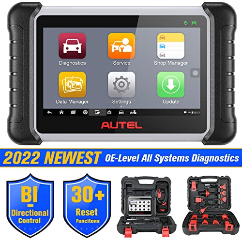 Autel MaxiPRO MP808K Diagnostic Scan Tool - 2022 Newest Upgraded Ver. of MP808/ DS808/ DS708, Same As MaxiSys MS906, Bi-Directional Control, Active Tests, Key Coding, ABS Bleeding, 30+ Reset Services