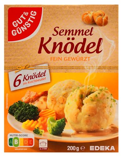 Gut & Günstig Semmel Knödel fein Gewürzt 14er Pack (14 x 200g)