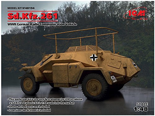 ICM 48194 Sd.Kfz.261 créez un diorama militaire de la Seconde Guerre mondiale