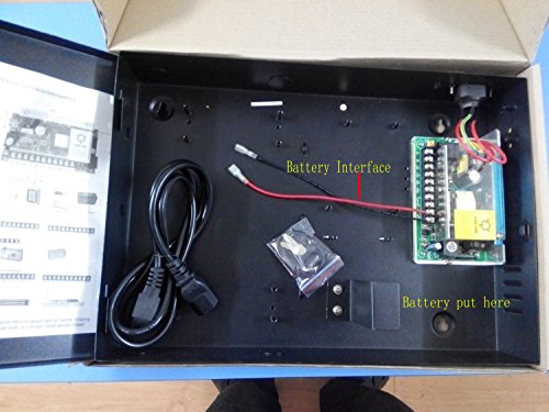 Metal Power Supply Box (can Connect Battery) Input AC 110V-240V Output DC12V 5A for Access Control Panel