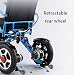 Huiiv Silla de Ruedas eléctrica Plegable Inteligente, Silla de Ruedas portátil para...
