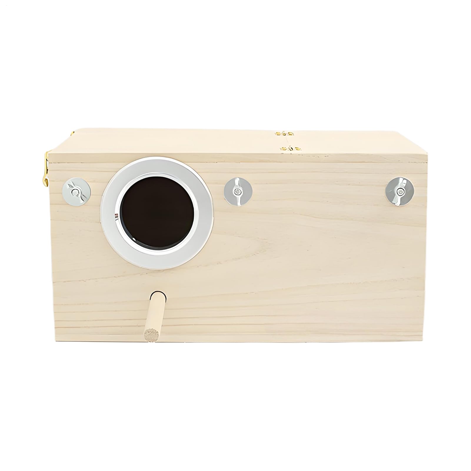 Cockatiel Nesting Box - Spacious Breathable Breeding Pet Supplies,Wood Bird Houses Parakeet Nest,for Canary Cockatiel Conure Finch Hummingbird Parrot Cage Home Indoor Outdoor Winter