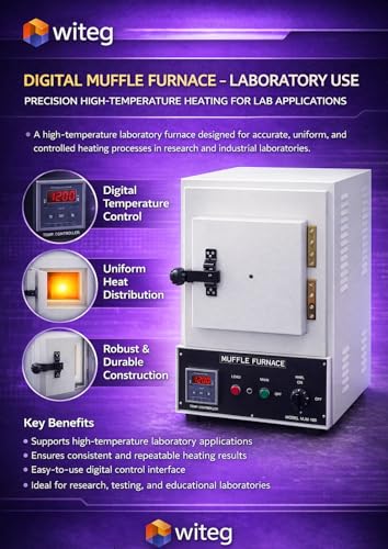 Image of Muffle Furnace For Lab |Digital Muffle Furnace for Collage, School Labs | Size 12 * 6 * 6 |