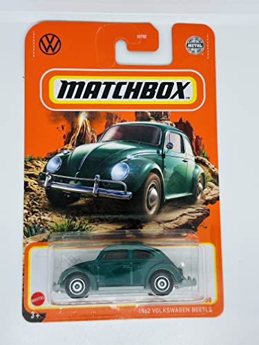 Volkswagen Beetle 1962 a escala 1:64 Matchbox 2022 miniatura 1