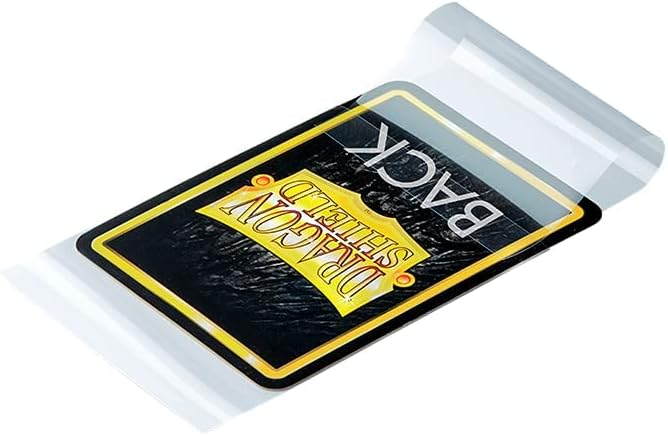 Dragon Shield Japanese Card Sleeves – Perfect Fit Sealable Japanese Clear 100CT - MTG Card Sleeves are Smooth & Tough – Compatible with Pokemon, Yugioh, & Magic The Gathering Card Sleeves