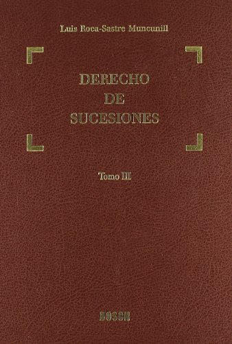 Portada de Derecho de Sucesiones