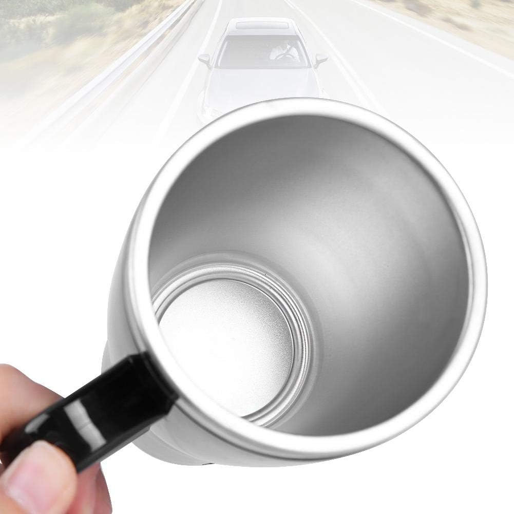 450ml Stainless Steel Electric Car Cup Travel Heating Mug, Electric Kettles Boiling Car Coffee Mug Heater with Cigarette Lighter(12V) Other Electrical Appliances