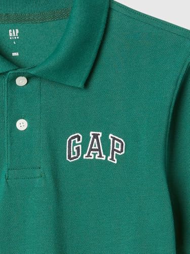 Image of Gap Boys' Short Sleeve Logo Polo Shirt