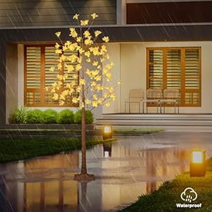 Lightshare 6FT Lighted Magnolia Tree 120L Artificial Plant, Faux Plant Tree with Warm White Lights for Spring Indoor Outdoor Home Party Wedding Decoration(Magnolia Tree) Lightshare 6FT Lighted Magnolia Tree 120L Artificial Plant Faux Plant Tree with Warm White Lights for Spring Indoor Outdoor Home Party Wedding DecorationMagnolia Tree