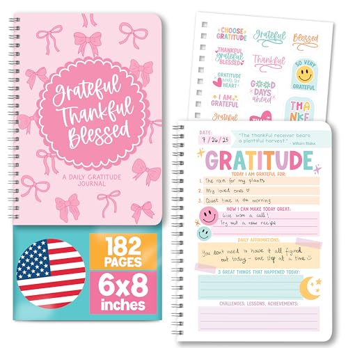 Hadley Gratitude Journal for Women with Prompts