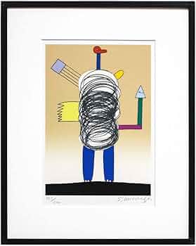 Amazon｜元永定正 「 たてのぐるぐる 」 シルクスクリーン 版画