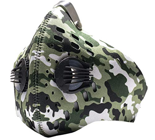 ECO-GEAR Anti Pollution Face Mask with Military Grade Protection | Anti Smoke, Exhaust Gas, Dust & Pollen
