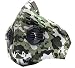 ECO-GEAR Anti Pollution Face Mask with Military Grade N95 Protection | Anti Smoke, Exhaust Gas, Dust, Pollen Allergens | Hiking, Running, Walking, Cycling, Ski and other Outdoor Activities (Army)