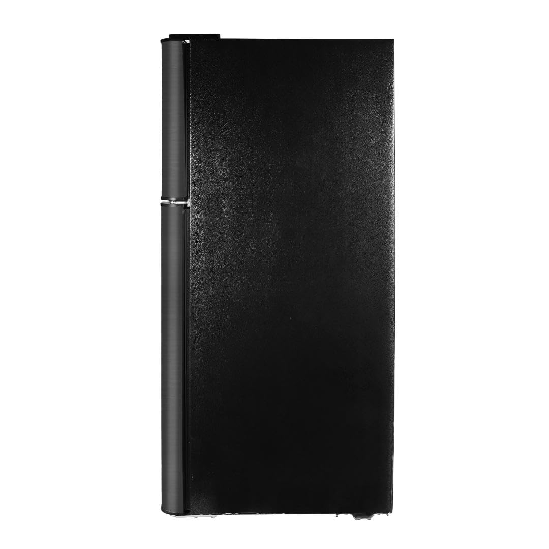 FRIGIDAIRE 2 Door Refrigerator/Freezer, 4.6 cu ft, Black Stainless