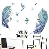 wandtattoo federflug ★Wenn Sie irgendeine Frage über unser Produkt haben, bittekontaktieren Sie uns ohne Zögern per Mail, wir werden Ihnen innerhalb 24 Stunden antworten, danke sehr!