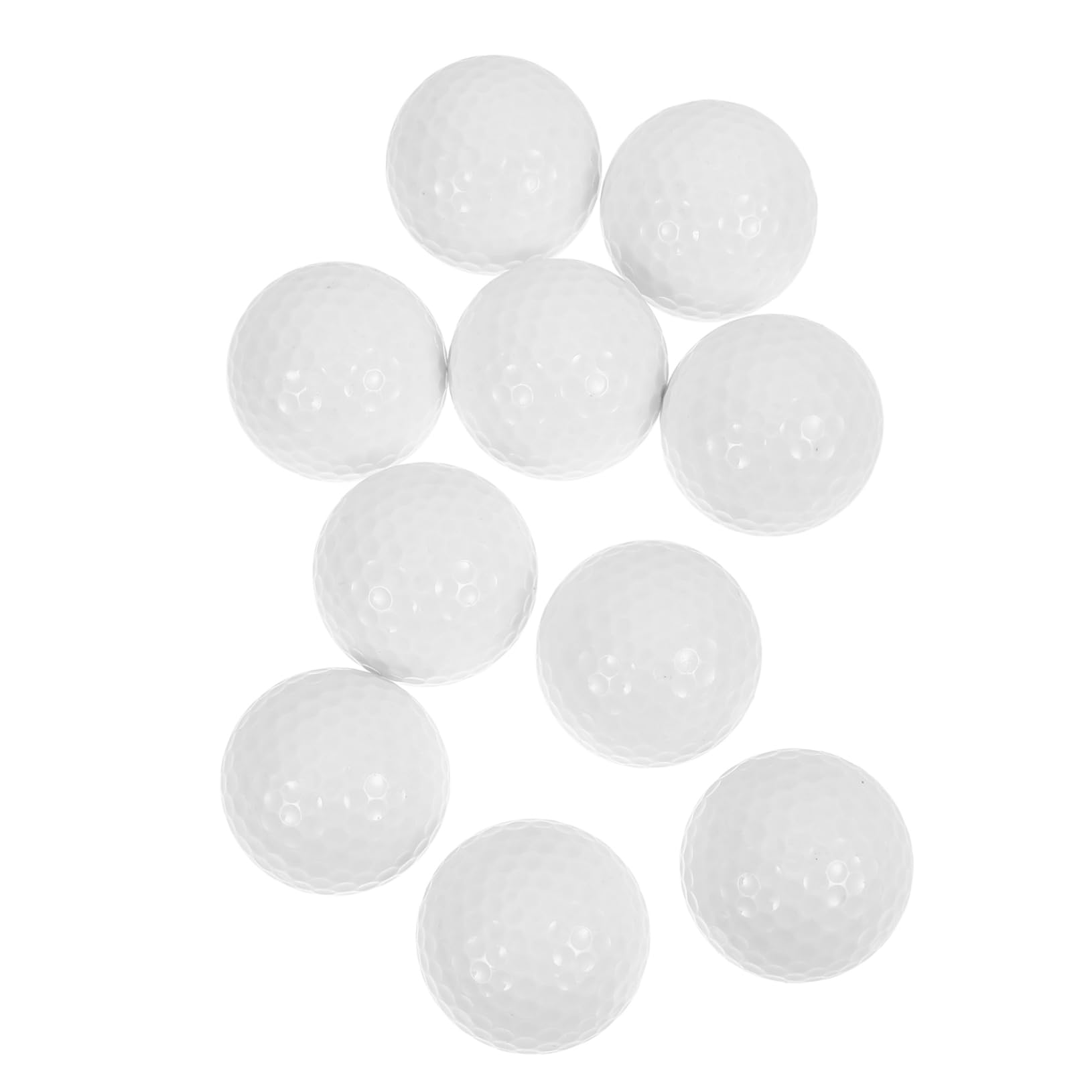 10piezas Balones De Golf Logo Unidades para Entrenamiento Visibilidad Alta