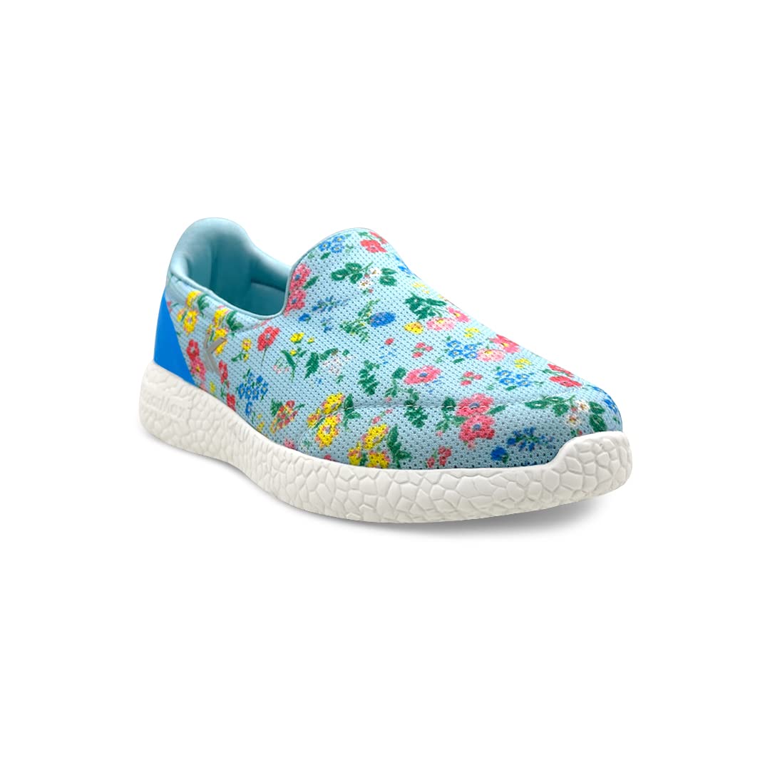 See full amazon price history chart for KazarMax Women Blue Floral Slip-On Walking Sneakers -4 UK KazarMax Women Blue Floral Slip-On Walking Sneakers -4 UK (B07QLTK3TD) Amazon Price History, Amazon Price Tracker