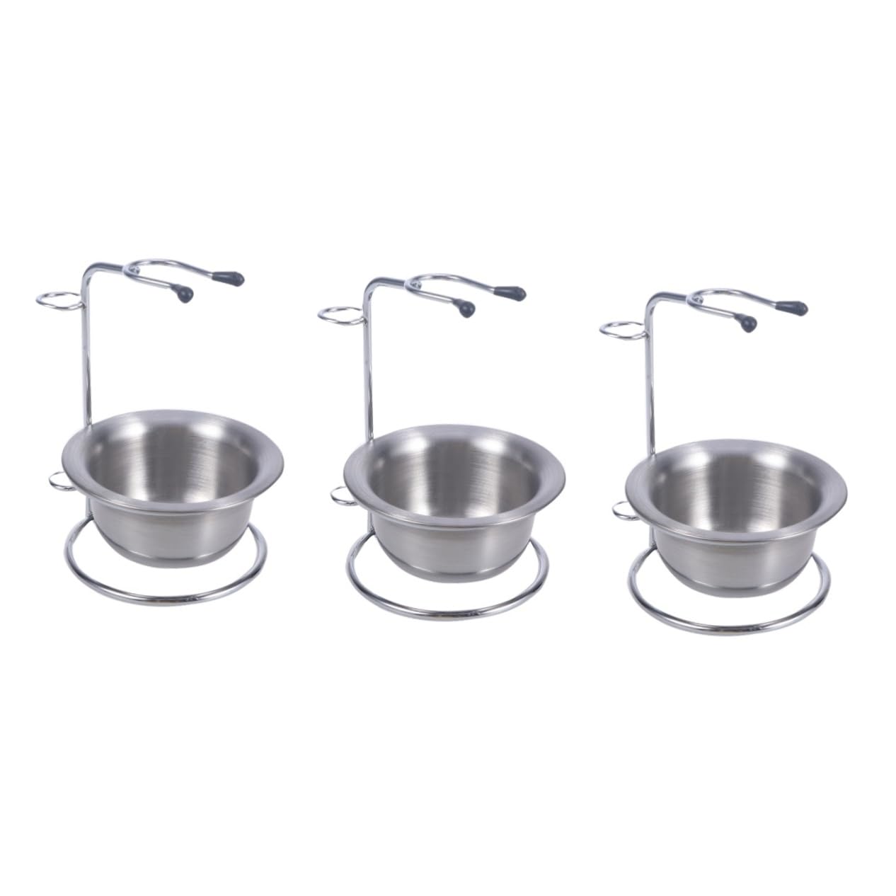 FRCOLOR 3 Piezas soporte y para brochas de afeitar stainless steel portaherramientas brochas de afeitar para hombres maquinillas de afeitar para hombres soporte de afeitado y
