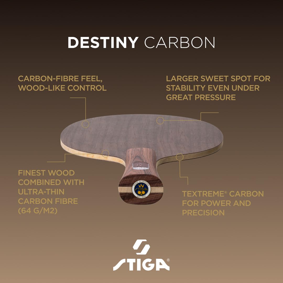 STIGA Destiny Carbon – Pala da ping-pong