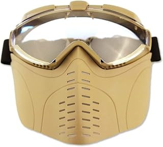 Outdoor Paintball Shooting Face Protection Gear Tactical Full Face PC Mask