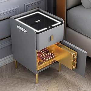 Generisch Intelligenter Nachttisch mit Safe und LED