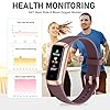 KWEROE Fitness Tracker Activity Tracker 1.10''AMOLED Touch Color Screen, Step Counter with 24/7 Blood Oxygen Heart Rate and Sleep Monitor, Calorie Pedometer Health Smart Watch for Women Men #2