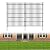 10 Panels No Dig Garden Fence Animal Barrier, 34in(H) × 22.5ft(L) Decorative Metal Outdoor Dog Fence, Rustproof Pet Fencing for Yard, Patio, Flower Bed -Temporary Fencing| Easy to Install