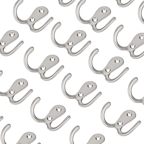 15 Pezzi Gancio Appendiabiti di Roba a Doppio