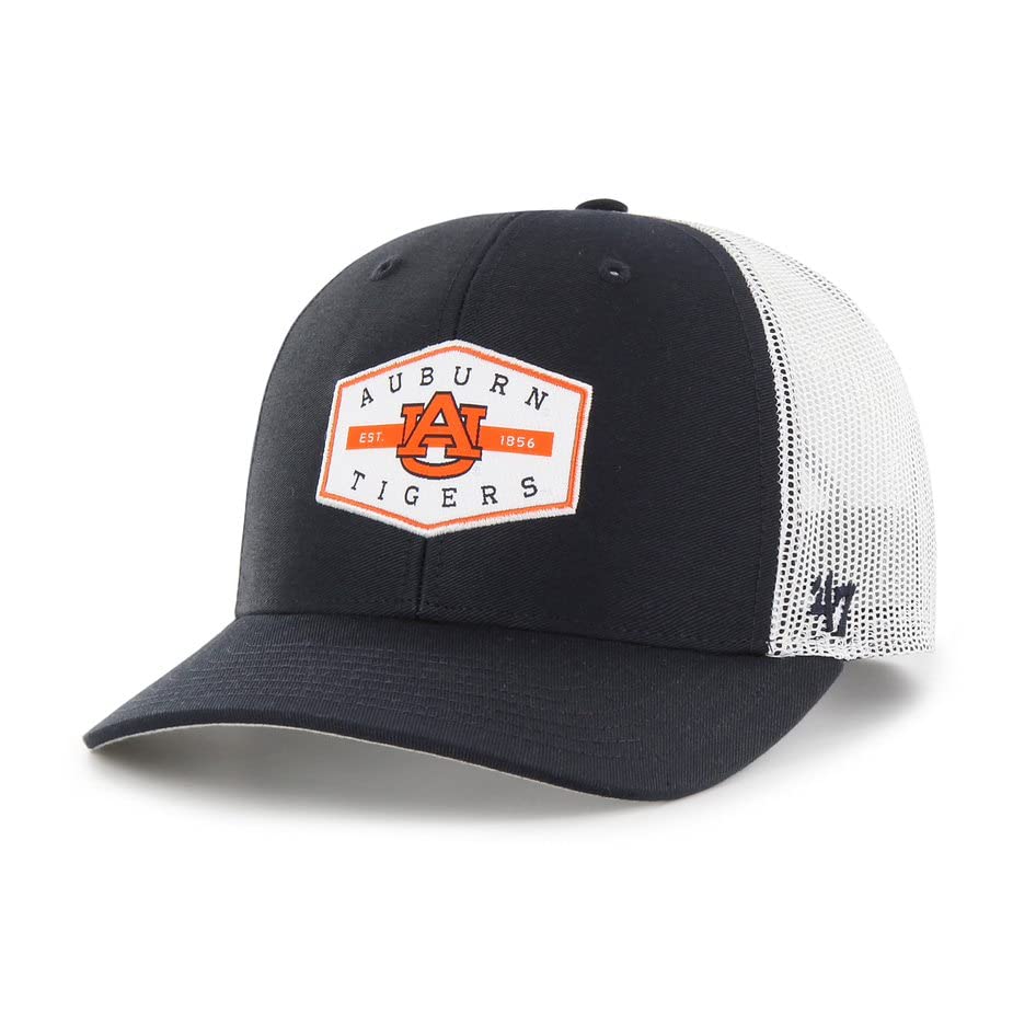 '47 NCAA Men's Trucker Convoy Snapback Adjustable Hat (Auburn Tigers Navy)