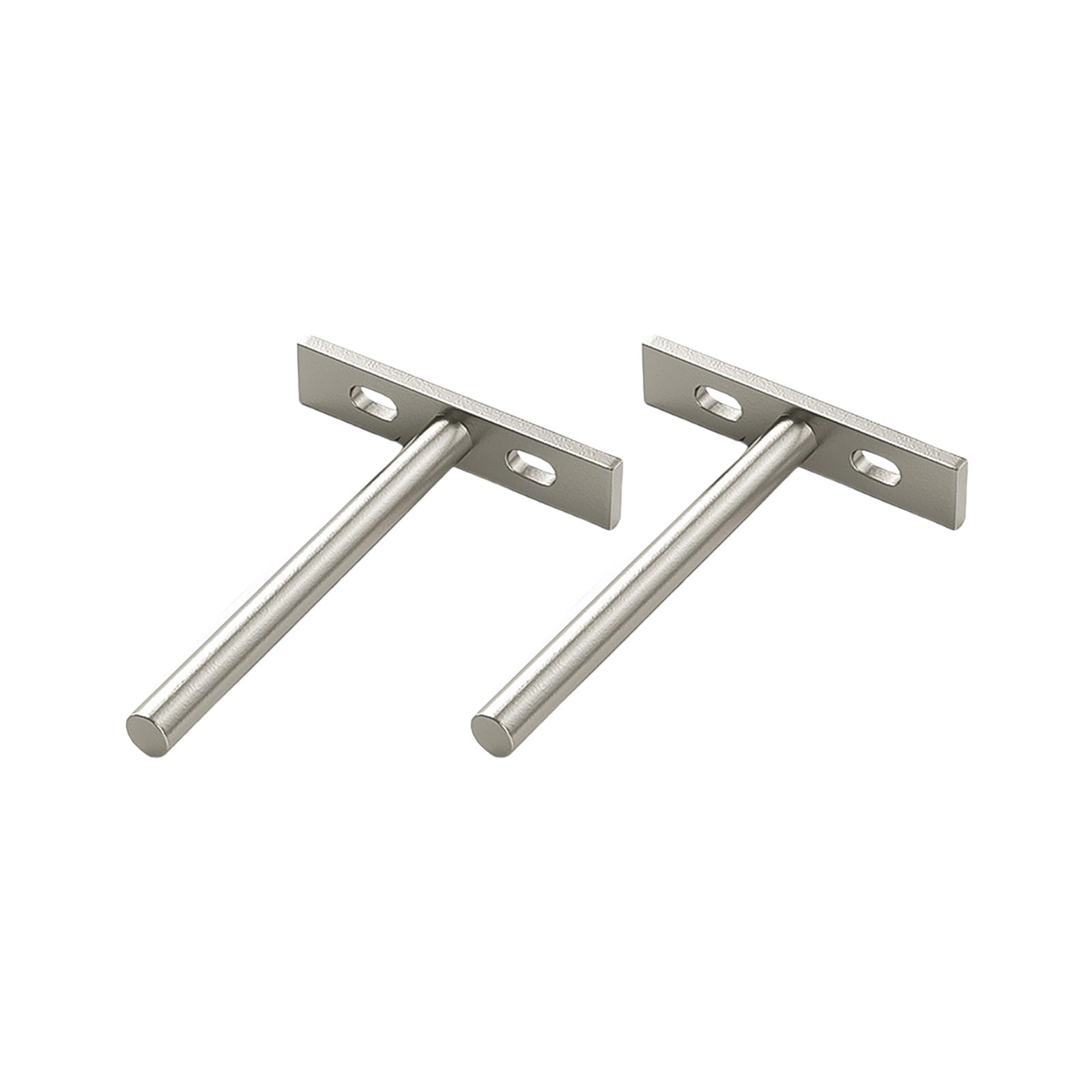 Kalttoy D 2Pcs Shelf Brackets Space Saving Rustproof Wall Shelf Conceale Furniture Hardware Enduring Wall Mount Shelving Brackets