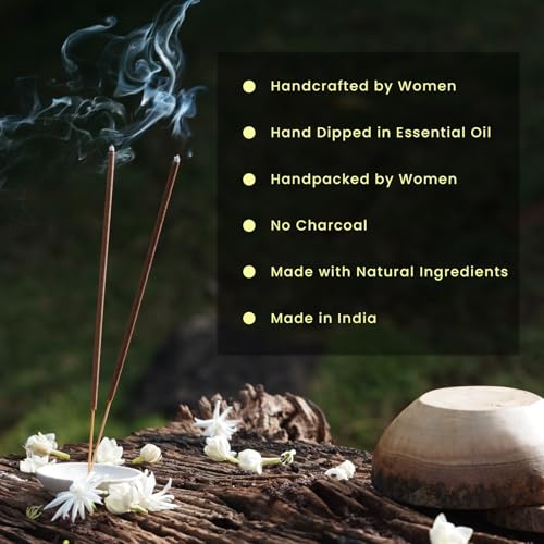 Image of NYASSA Highly Scented Divine Lotus Agarbatti /Incense Sticks - 50g, Divine Lotus Fragrance, Charcoal-Free Agarbatti for Pooja, Meditation, Home Freshness & Positive, Energy, for Special Occasions
