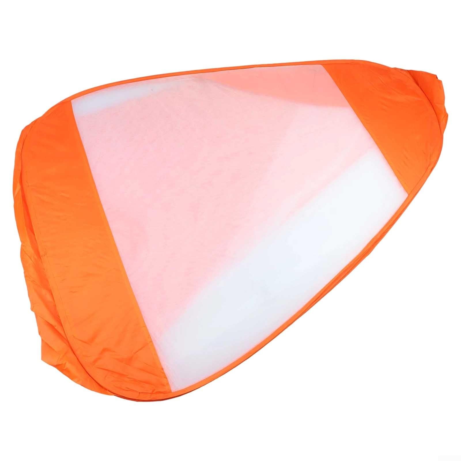 Tenda da meditazione buddista per campeggio, escursionismo, portatile, pieghevole, in tessuto Oxford, per preghiera e relax all'aperto (arancione)