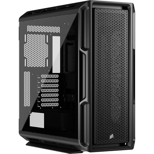 Image of CORSAIR 5000T Mid-Tower ATX PC Case - Removable Front and Roof Airflow Panels, RapidRoute Cable Management System, Spacious Interior, ASUS BTF, MSI Project Zero, Gigabyte Project Stealth - Black