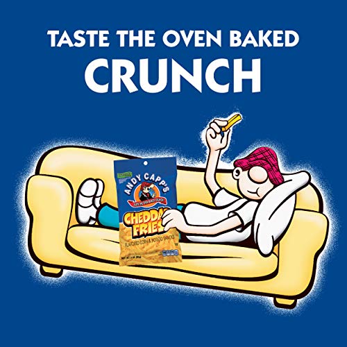 Andy Capp's Cheddar Flavored Fries, 0.85 Oz, 72 Pack #TOP2