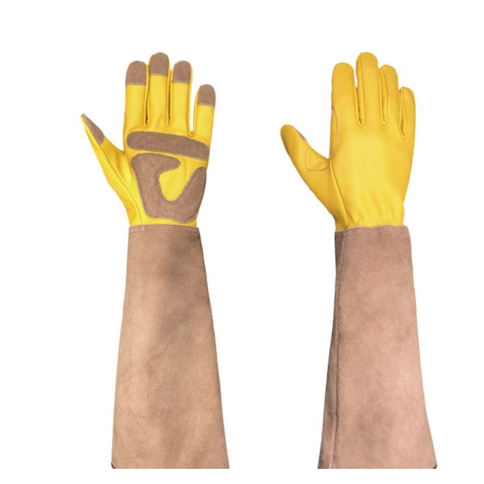 Welding Supplies Leather Gardening Gloves ，Welding Gloves Protection Gloves Welder's Gloves Welding Work Gloves(M)