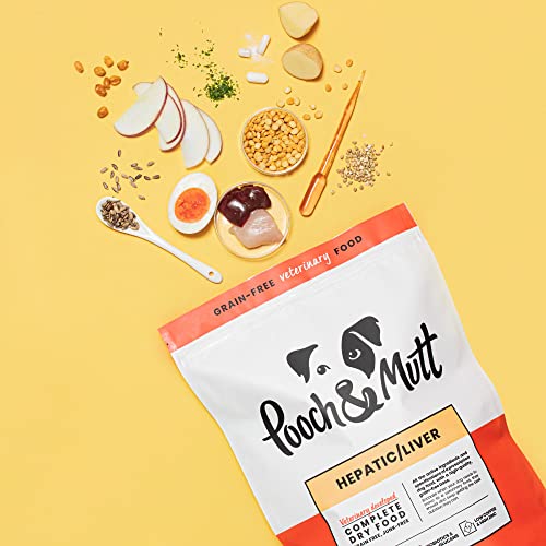 Pooch & Mutt - Getreidefreies, Tierarzt-Diätfutter, Leberfunktion, 1,5 kg
