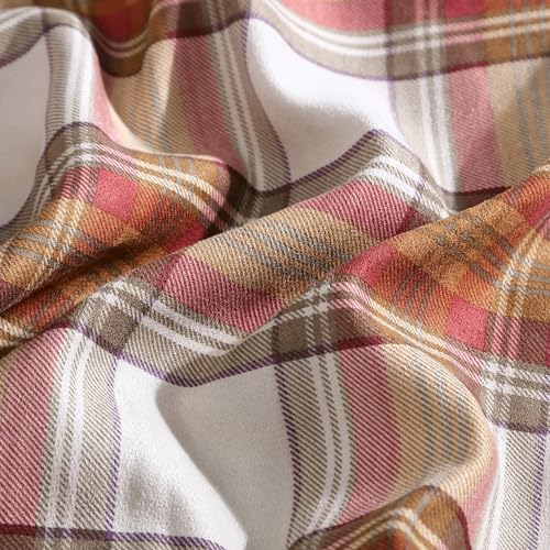 Image of Eddie Bauer - King Duvet Cover Set, Reversible Cotton Bedding with Matching Shams, Stylish Home Decor for All Seasons (Edgewood Red, King)