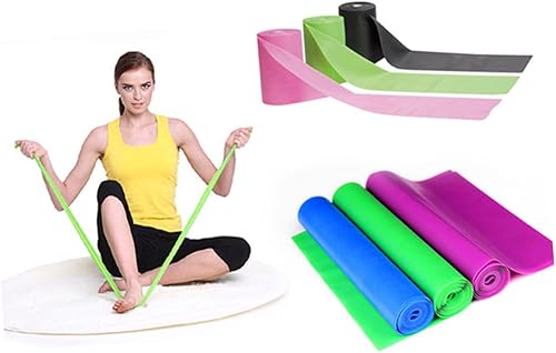 Miniatura 2 de Sosoport Correas de estiramiento de yoga, bandas elásticas de ejercicio, aparatos electrodomésticos, bandas elásticas de yoga, equipo de