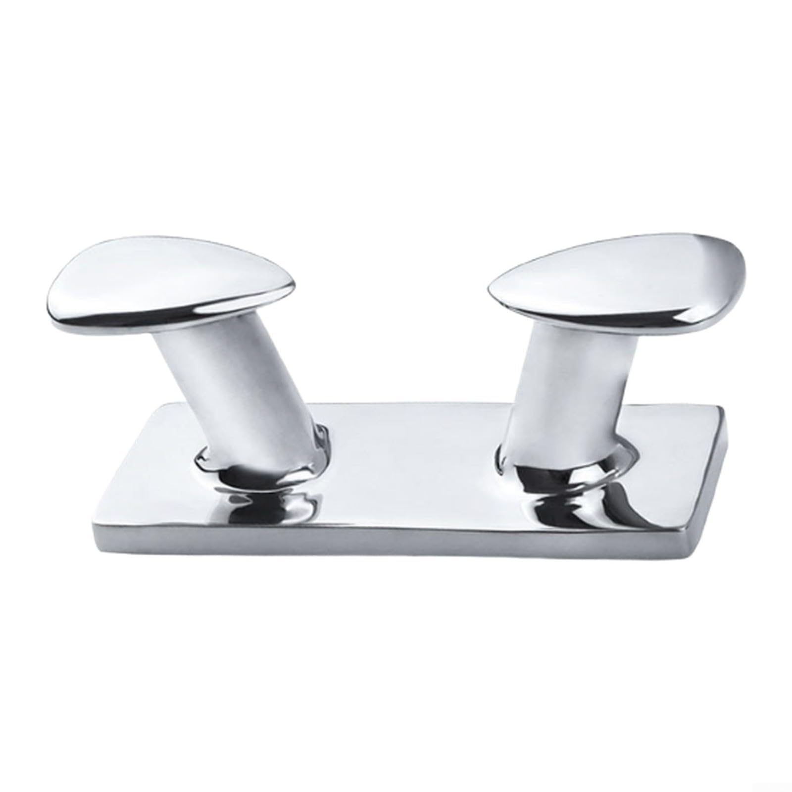Bitta marina in acciaio inossidabile 316 da 15,2 cm per ormeggio a specchio lucidata hardware per yacht barca molo sicuro ormeggio nave finitura argento