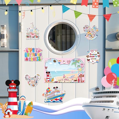 Imanes decorativos de crucero mouse 7 piezas miniatura 5