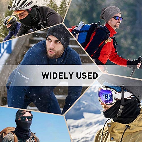 Omdex 3 Pack Winter Neck Warmer Gaiter With Filter, Adjustable Fleece Warm Face Cover, Windproof Neck Scarf For Cold Weather Snowboard Skiing Cycling Outdoor Sports, For Women & Men & Kids #TOP7