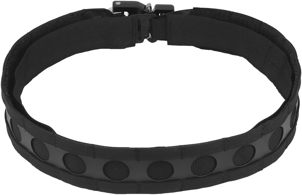 Lightweight Tactical Belts for Men Quick Release Buckle Battle Molle Outer Belt with Inner Belt