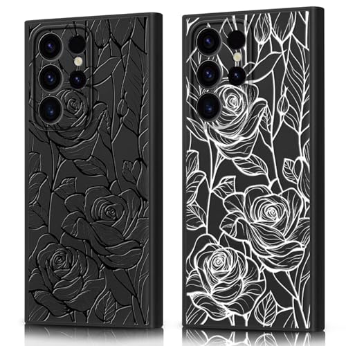 Coque Samsung S23 Ultra lot de 2 design gaufré haut de gamme luxe