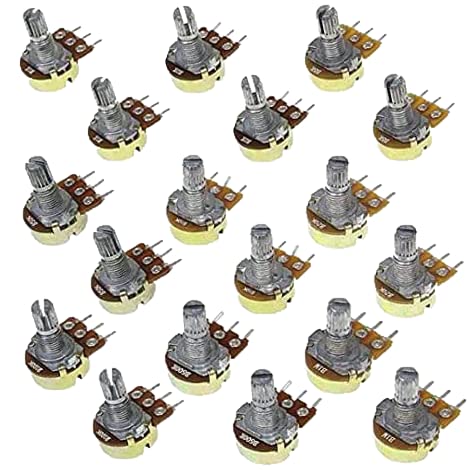 ꙳★*゜無段階ボリューム(プラス抵抗取付) 100個セット꙳★*゜ Amazon.co.jp: ポテンショメータ 1pc ALPS RK163 50K 100K