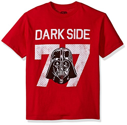 STAR WARS Boys' Vader Dark Side 77 Jersey Graphic Tee