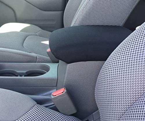 Auto Console Covers- Fits The Nissan Frontier 2005-2014 Center Console Armrest Cover Waterproof Neoprene Fabric- Black